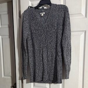 Goodthreads Charcoal and White Knit Pullover